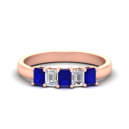 emerald-cut-1-ct-five-stone-wedding-band-in-rose-gold-fdwb8008emsleep-1.00ct-nl-rg