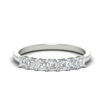 Load image into Gallery viewer, 1-carat-asscher-cut-7-stone-diamond-wedding-band-in-white-gold-fdwb8008assleep-1.00ct-nl-wg.jpg?v=1773813308