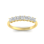 Load image into Gallery viewer, 1-carat-asscher-cut-7-stone-diamond-wedding-band-in-yellow-gold-fdwb8008asangle5-1.00ct-nl-yg.jpg?v=1773813308