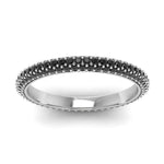 Load image into Gallery viewer, 1-carat-black-diamond-micro-pave-eternity-band-in-white-gold-FD-EWB9202GBLACK-NL-WG-GS