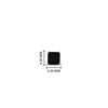 Load image into Gallery viewer, 1-carat-single-solitaire-princess-cut-male-earring