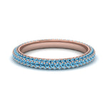 Load image into Gallery viewer, 1-carat-blue-topaz-micro-pave-eternity-band-in-rose-gold-FD-EWB9202GICBLTO-NL-RG-GS