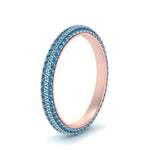Load image into Gallery viewer, 1-carat-blue-topaz-micro-pave-eternity-band-in-rose-gold-FD-EWB9202GICBLTO-NL-RG-GS
