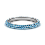 Load image into Gallery viewer, 1-carat-blue-topaz-micro-pave-eternity-band-in-white-gold-FD-EWB9202GICBLTO-NL-WG-GS