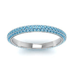 Load image into Gallery viewer, 1-carat-blue-topaz-micro-pave-eternity-band-in-white-gold-FD-EWB9202GICBLTO-NL-WG-GS