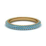 Load image into Gallery viewer, 1-carat-blue-topaz-micro-pave-eternity-band-in-yellow-gold-FD-EWB9202GICBLTO-NL-YG-GS