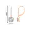 Load image into Gallery viewer, 1-carat-cushion-cut-halo-lever-back-earrings-in-rose-gold-FDEAR-11235CU-1.00CT-NL-RG