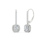 Load image into Gallery viewer, 1-carat-cushion-cut-halo-lever-back-earrings-in-white-gold-FDEAR-11235CU-1.00CT-NL-WG