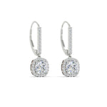 Load image into Gallery viewer, 1-carat-cushion-cut-halo-lever-back-earrings-in-white-gold-FDEAR-11235CU-1.00CT-NL-WG