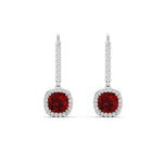 Load image into Gallery viewer, 1-carat-cushion-ruby-halo-lever-back-earrings-in-white-gold-FDEAR11235CUGRUDR-1.00CT-NL-WG