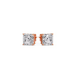 Load image into Gallery viewer, Asscher Cut Diamond Stud Earring