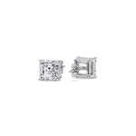 Load image into Gallery viewer, Asscher Cut Diamond Stud Earring
