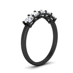 Load image into Gallery viewer, 1-carat-diamond-cushion-5-stone-anniversary-band-in-black-gold-fdwb8008cuangle2-1.00ct-nl-bg?v=1773297291