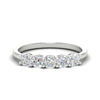 Load image into Gallery viewer, 1-carat-diamond-cushion-5-stone-anniversary-band-in-white-gold-fdwb8008cusleep-1.00ct-nl-wg?v=1773297291