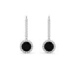 Load image into Gallery viewer, 1-carat-diamond-cute-dangle-halo-round-black-diamond-earrings-in-white-gold-FDEAR11235ROGBLACK-1.00-CT-NL-WG.jpg