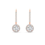 Load image into Gallery viewer, 1-carat-diamond-cute-dangle-halo-round-earrings-in-rose-gold-FDEAR11235RO-1.00-CT-NL-RG.jpg