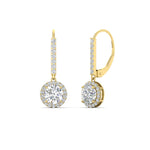 Load image into Gallery viewer, 1-carat-diamond-cute-dangle-halo-round-earrings-in-yellow-gold-FDEAR11235RO-1.00-CT-NL-YG.jpg