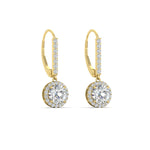 Load image into Gallery viewer, 1-carat-diamond-cute-dangle-halo-round-earrings-in-yellow-gold-FDEAR11235RO-1.00-CT-NL-YG.jpg