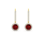 Load image into Gallery viewer, 1-carat-diamond-cute-dangle-halo-round-ruby-earrings-in-yellow-gold-FDEAR11235ROGRUDR-1.00-CT-NL-YG.jpg