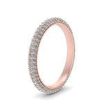 Load image into Gallery viewer, 1-carat-diamond-micro-pave-eternity-band-in-rose-gold-FD-EWB9202-NL-RG