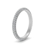 Load image into Gallery viewer, 1-carat-diamond-micro-pave-eternity-band-in-white-gold-FD-EWB9202-NL-WG