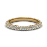 Load image into Gallery viewer, 1-carat-diamond-micro-pave-eternity-band-in-yellow-gold-FD-EWB9202-NL-YG