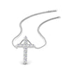 Load image into Gallery viewer, 1-carat-diamond-simple-cross-pendant-in-FDPD10825-1.00CT-NL-WG