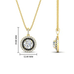 Load image into Gallery viewer, 1-carat-double-halo-black-diamond-round-pendant-necklace-in-yellow-gold-FDPD1190ROGBLACKANGLE2-NL-1CT-YG-T_1080x1080_58de0945-82c7-4b14-a40b-315292a288ab.jpg?v=1768457619