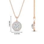 Load image into Gallery viewer, 1-carat-double-halo-diamond-round-pendant-necklace-in-rose-gold-FDPD1190ROANGLE2-NL-1CT-RG-T_1080x1080-hw.jpg?v=1768457619