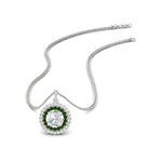 Load image into Gallery viewer, 1-carat-double-halo-emerald-round-pendant-necklace-in-white-gold-FDPD1190ROGEMGR-NL-1CT-WG-T.jpg?v=1768457619