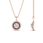 Load image into Gallery viewer, 1-carat-double-halo-ruby-round-pendant-necklace-in-rose-gold-FDPD1190ROGRUDRANGLE2-NL-1CT-RG-T.jpg?v=1768457619