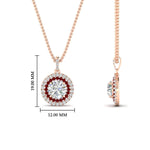 Load image into Gallery viewer, 1-carat-double-halo-ruby-round-pendant-necklace-in-rose-gold-FDPD1190ROGRUDRANGLE2-NL-1CT-RG-T_1080x1080-hw.jpg?v=1768457619
