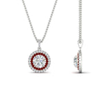 Load image into Gallery viewer, 1-carat-double-halo-ruby-round-pendant-necklace-in-white-gold-FDPD1190ROGRUDRANGLE2-NL-1CT-WG-T.jpg?v=1768457619