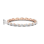 Load image into Gallery viewer, 1-carat-east-west-marquise-stacking-wedding-ring-in-rose-gold-FDEWB8868MQ-1.00CT-NL-RG-HW