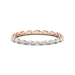 Load image into Gallery viewer, 1-carat-east-west-marquise-stacking-wedding-ring-in-rose-gold-FDEWB8868MQ-1.00CT-NL-RG