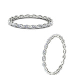 Load image into Gallery viewer, 1-carat-east-west-marquise-stacking-wedding-ring-in-white-gold-FDEWB8868MQANGLE3-1.00CT-NL-WG