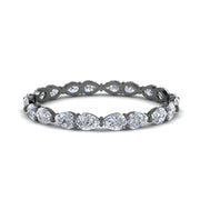 East West Pear Eternity Band