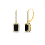 Load image into Gallery viewer, 1-carat-emerald-cut-black-diamond-drop-halo-diamond-earrings-in-yellow-gold-FD-EAR11235EMGBLACKANGLE1-1.00CT-NL-YG.jpg