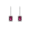 Load image into Gallery viewer, 1-carat-emerald-cut-pink-sapphire-drop-halo-diamond-earrings-in-white-gold-FD-EAR11235EMGSADRPIANGLE1-1.00CT-NL-WG.jpg