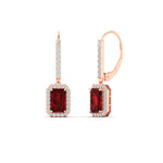Load image into Gallery viewer, 1-carat-emerald-cut-ruby-drop-halo-diamond-earrings-in-rose-gold-FD-EAR11235EMGRUDRANGLE1-1.00CT-NL-RG.jpg
