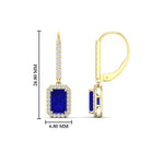 Load image into Gallery viewer, 1-carat-emerald-cut-sapphire-drop-halo-diamond-earrings-in-yellow-gold-FD-EAR11235EMGSABLANGLE1-1.00CT-NL-YG.jpg