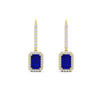 Load image into Gallery viewer, 1-carat-emerald-cut-sapphire-drop-halo-diamond-earrings-in-yellow-gold-FD-EAR11235EMGSABLANGLE1-1.00CT-NL-YG.jpg