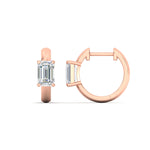 Load image into Gallery viewer, 1-carat-emerald-solitairediamond-huggie-hoop-earrings-in-rose-gold-fdear11721em-angle3-nl-rg.jpg?v=1776423137