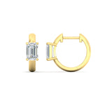 Load image into Gallery viewer, 1-carat-emerald-solitairediamond-huggie-hoop-earrings-in-yellow-gold-fdear11721em-angle3-nl-yg.jpg?v=1776423137