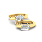 Load image into Gallery viewer, 1-carat-emerald-solitairediamond-huggie-hoop-earrings-in-yellow-gold-fdear11721em-angle4-nl-yg.jpg?v=1776423137