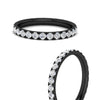 Load image into Gallery viewer, 1-carat-french-pave-eternity-diamond-wedding-ring-in-black-gold-fdwb11697roangle3-nl-bg.jpg