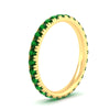 Load image into Gallery viewer, 1-carat-french-pave-eternity-emerald-wedding-band-in-yellow-gold-fdwb11697rogemgrangle2-nl-yg-gs.jpg