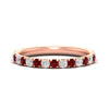 Load image into Gallery viewer, 1-carat-french-pave-eternity-ruby-wedding-ring-in-rose-gold-fdwb11697rogrudrsleep-nl-rg.jpg