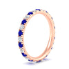 Load image into Gallery viewer, 1-carat-french-pave-eternity-sapphire-wedding-ring-in-rose-gold-fdwb11697rogsablangle2-nl-rg.jpg