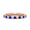 Load image into Gallery viewer, 1-carat-french-pave-eternity-sapphire-wedding-ring-in-rose-gold-fdwb11697rogsablsleep-nl-rg.jpg